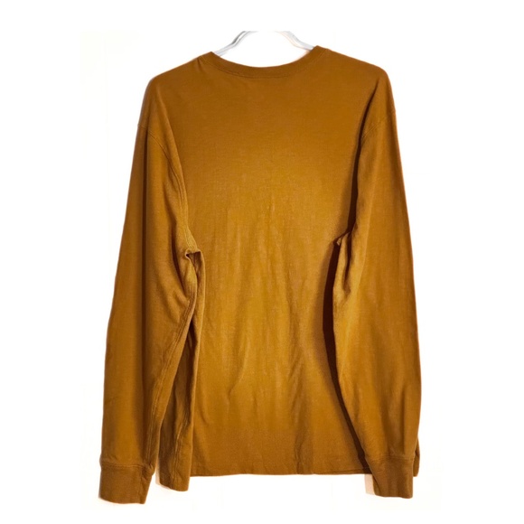 J CREW Henley Mens Top Shirt Sz: XXL/Cotton Long Sleeve-Outer Travel Layer Tee - Picture 4 of 8